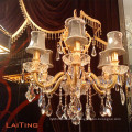 Candle Holding Hanging Chandelier, Crystal light para decoración LT-85364